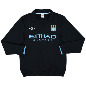 ビンテージ '10-11 Umbro Manchester Cityドリルトップ 2010-11 Manchester City Umbro Drill Top - 8/10 - (L)