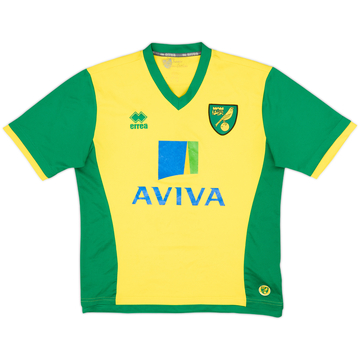 Camiseta de local de Norwich 2013-14 - 7/10 - (M)