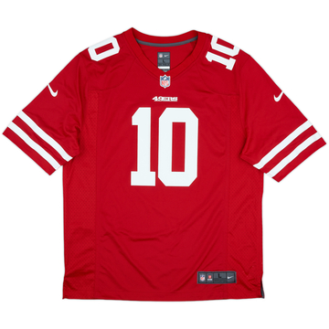 2017-21 San Francisco 49ers Garoppolo #10 Nike Limited Home Jersey
