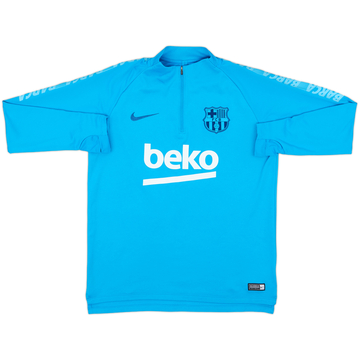 2019-20 Barcelona Nike 1/4 Zip Drill Top - 8/10 - (M)