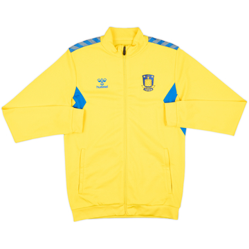 2023-24 Brondby Hummel Chamarra de chándal - 8/10 - (Niños L)
