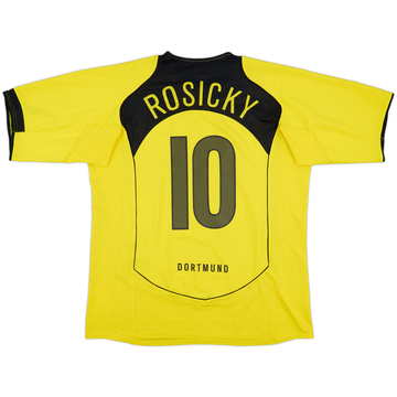 ウェア 04-05 Dortmund Signature Game Shirt 2004-05 Borussia Dortmund Home Shirt Rosicky #10 - 6/10 - (L)