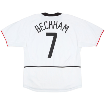 2002-03 Manchester United Away Shirt Beckham #7