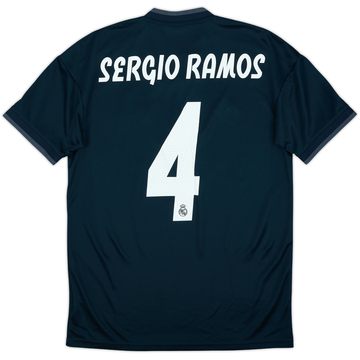 2017-18 Real Madrid Away Shirt Sergio Ramos #4 - 7/10 - (L)