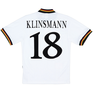 Camiseta adidas Originals Reissue de local de Alemania 1996 Klinsmann #18 (XS)