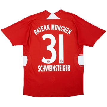 Camiseta de local del Bayern Munich 2008-09 Schweinsteiger #31 - 8/10 - (XL.Juvenil)
