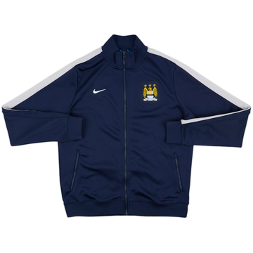 Nike Manchester City ジャケット ネイビー 2013-14 Manchester City Nike Full Tracksuit - 8/10 - (S)