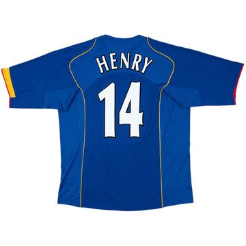 2005-06 Arsenal Home L/S Shirt Henry #14 - 8/10 - (L)