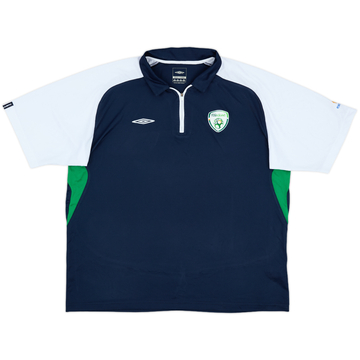 2000-02 Ireland Umbro 1/4 Zip Polo Shirt - 6/10 - (M)