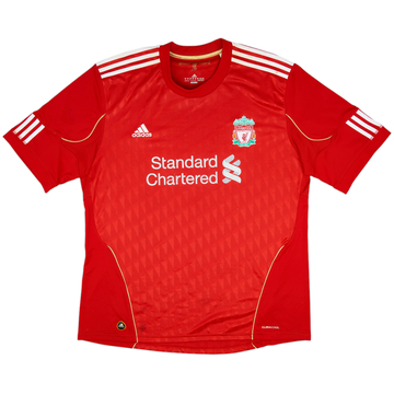 2010-12 Liverpool Home L/S Shirt - 7/10 - (XXL)