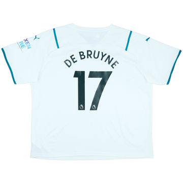 2023-24 Manchester City Away Shirt De Bruyne #17 - 8/10 - (3XL)