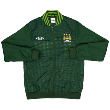 Umbro Manchester City トラックジャージ UMBRO Manchester City Track Jacket Drill Top 2XL Rare Navy