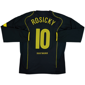 2004-05 Borussia Dortmund Player Issue Away L/S Shirt Rosicky #10 - 10/10 - (XXL)