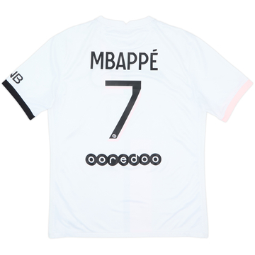 Camiseta de visitante del Paris Saint-Germain 2021-22 Mbappe #7 - 6/10 - (M)