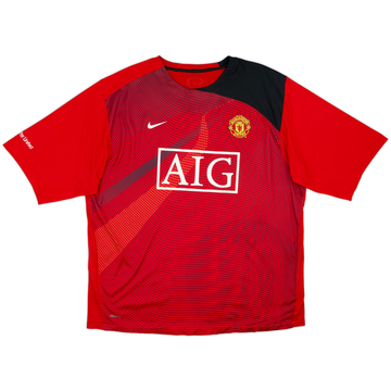 2008-09 Manchester United Nike Training Shirt - 8/10 - (XL)