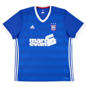2017-18 Ipswich Home Shirt - 9/10 - (XL)
