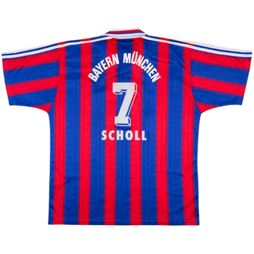 1997-99 Bayern Munich Home Shirt Scholl #7 - 7/10 - (L)