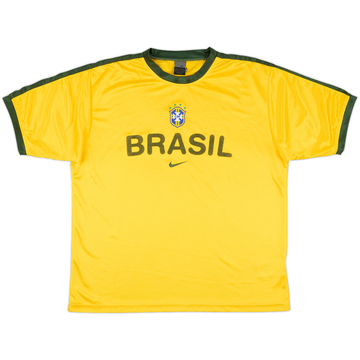 ウェア Brazil Nike 2002/2004 zip sweat 00s 2002-04 Brazil Nike 1/4 Zip Sweat Top - 7/10 - (M)