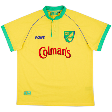 1997-99 Norwich Home Shirt - 9/10 - (L)