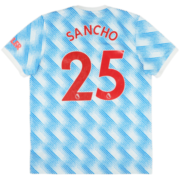 2021-22 Manchester United Away Shirt Sancho #25 - 7/10 - (S)