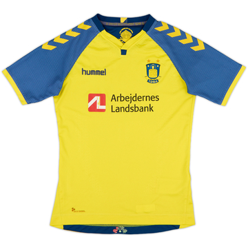 2017-18 Brondby Home Shirt - 6/10 - (L.Boys)