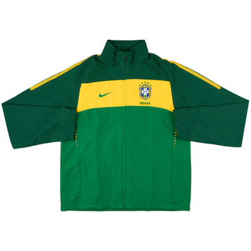 2010-11 Brazil Nike Track Jacket - 9/10 - (M)