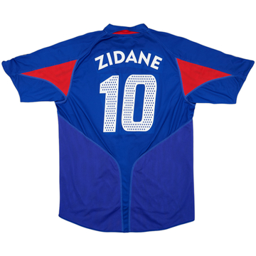 2004-06 France Home Shirt Zidane #10 - 8/10 - (L)