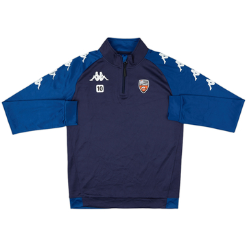 2020-21 Lorient Kappa Player Issue 1/4 Zip Drill Top #10 - 9/10 - (S)