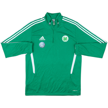 2011-12 Wolfsburg adidas 1/4 Zip Drill Top - 7/10 - (L)