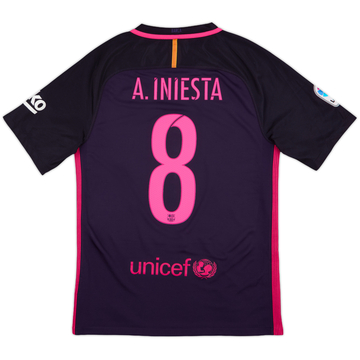 【選手支給品】16/17 UCL Iniesta選手#8 選手支給品】16/17 UCL Iniesta選手#8 選手支給品】16/17 UCL