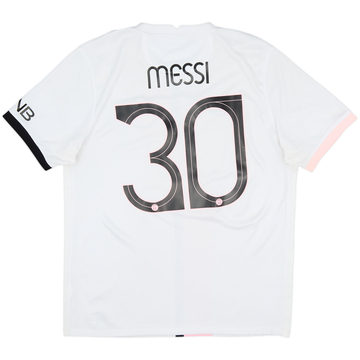 2021-22 Paris Saint-Germain Away Shirt Messi #30 - 5/10 - (L)