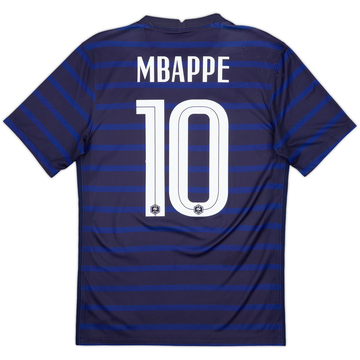 2020-21 France Home Shirt Mbappe #10 - 8/10 - (S)