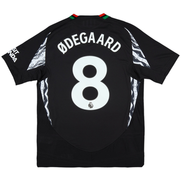 2024-25 Arsenal Authentic Away Shirt Odegaard #8