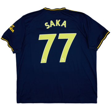 2019-20 Arsenal Authentic Third Shirt Saka #77 (XXL)