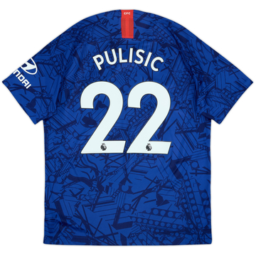 2019-20 Chelsea Home Shirt Pulisic #22 - 8/10 - (L)