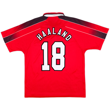1996-97 Nottingham Forest Home Shirt Haaland #18 - 9/10 - (L)