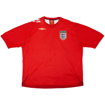 2006-08 England Away Shirt - 4/10 - (3XL)