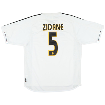 2003-04 Real Madrid Home Shirt Zidane #5 - 6/10 - (M)