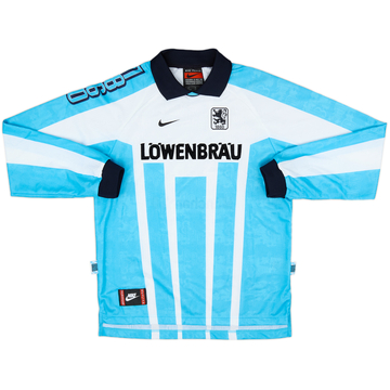 1996-97 1860 Munich Home L/S Shirt - 8/10 - (XL.Boys)
