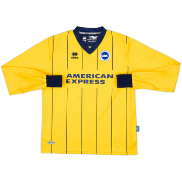 2013-14 Brighton Away L/S Shirt - 8/10 - (XL.Boys)