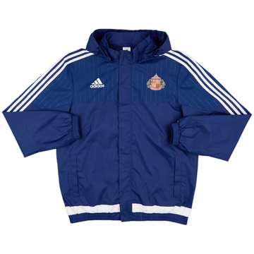 2015-16 Sunderland adidas Hooded Rain Jacket - 8/10 - (L)