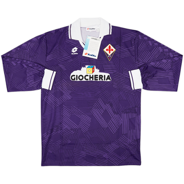 1991-92 Fiorentina L/S Away Shirt - 8/10 - (M)