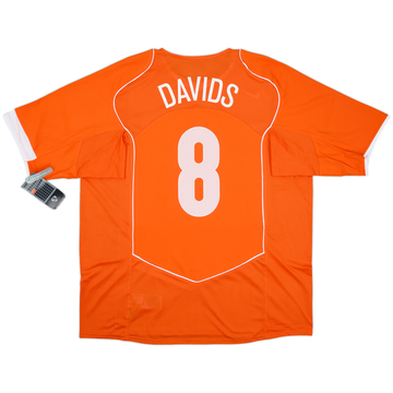 2004-06 Netherlands Home Shirt Davids #8 - 10/10 - (XL)