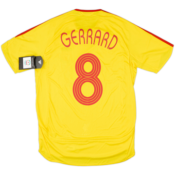 2006-07 Liverpool Away Shirt Gerrard #8