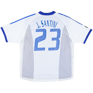 2003 France Player Issue Confederations Cup Signed Away Shirt J.Santini #23 - 8/10 - (XL)