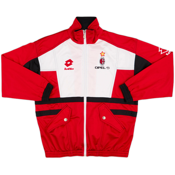 1994-95 AC Milan Lotto Track Jacket - 7/10 - (XL.Boys)