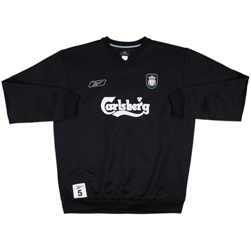 2003-04 Liverpool Reebok Sweat Top - 9/10 - (XXL)