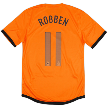 応援グッズ Netherlands No.11 ROBBEN 2012-13 Netherlands Home Shirt Robben #11