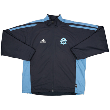 2001-02 Olympique Marseille adidas Track Jacket - 8/10 - (XL
