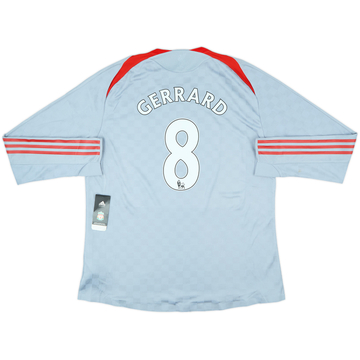 2008-09 Liverpool Away Shirt Gerrard #8 (M)